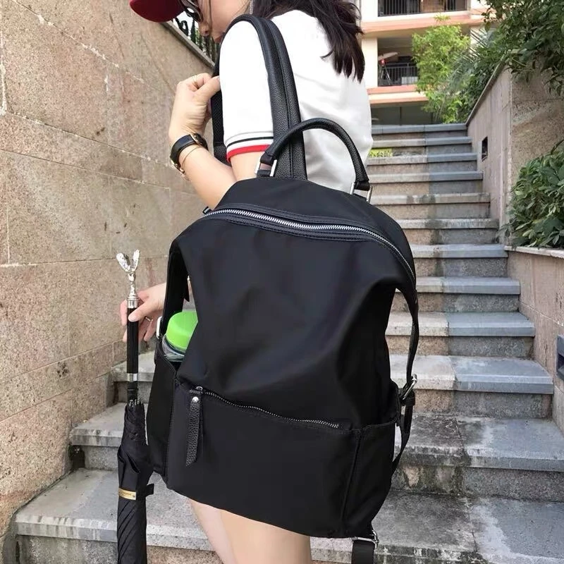 双肩包女2025新款大容量旅行包时尚百搭电脑包旅行背包书包