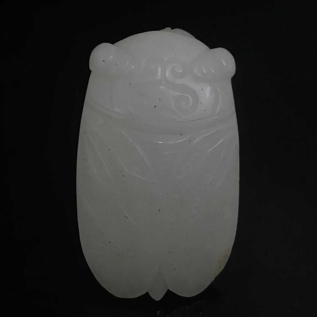 清早期和田玉蝉/382492/收藏/传承/【友谊文物商店】