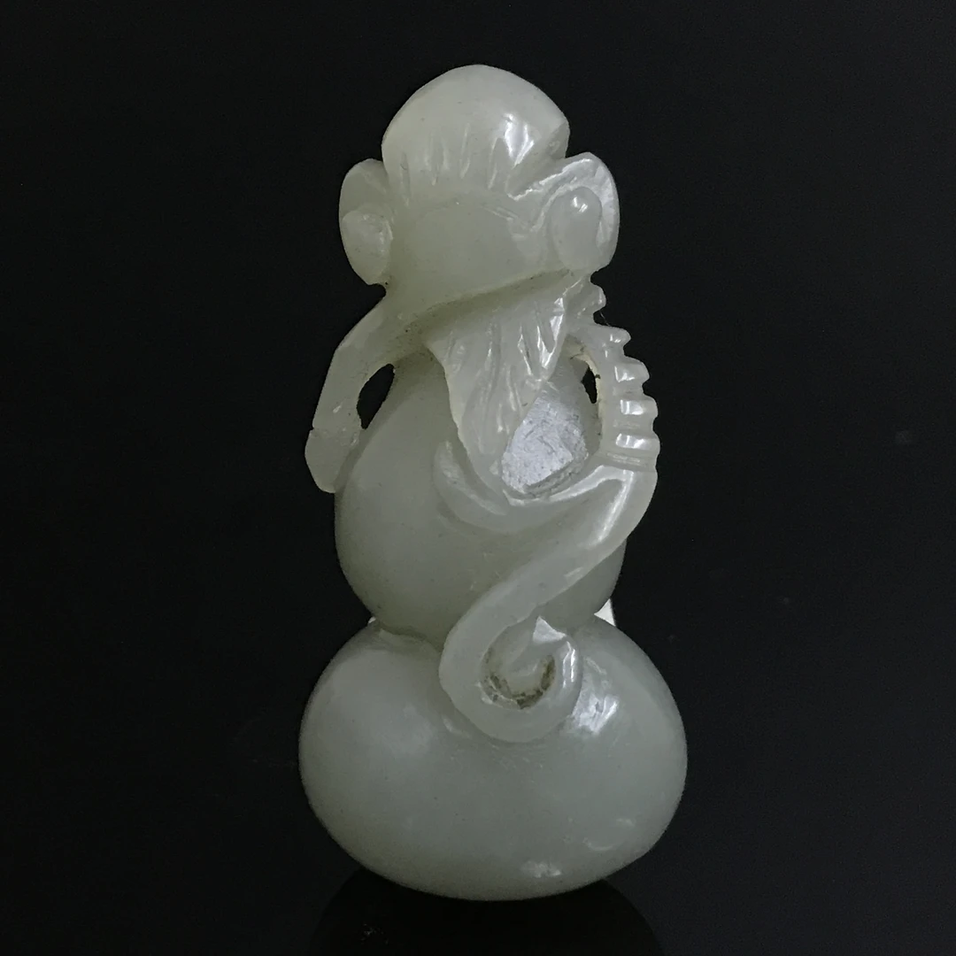 清代和田玉葫芦佩/427318/收藏/传承/【友谊文物商店】