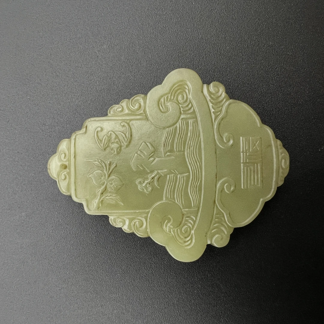 【友谊文物商店】清代黄玉福寿佩396224