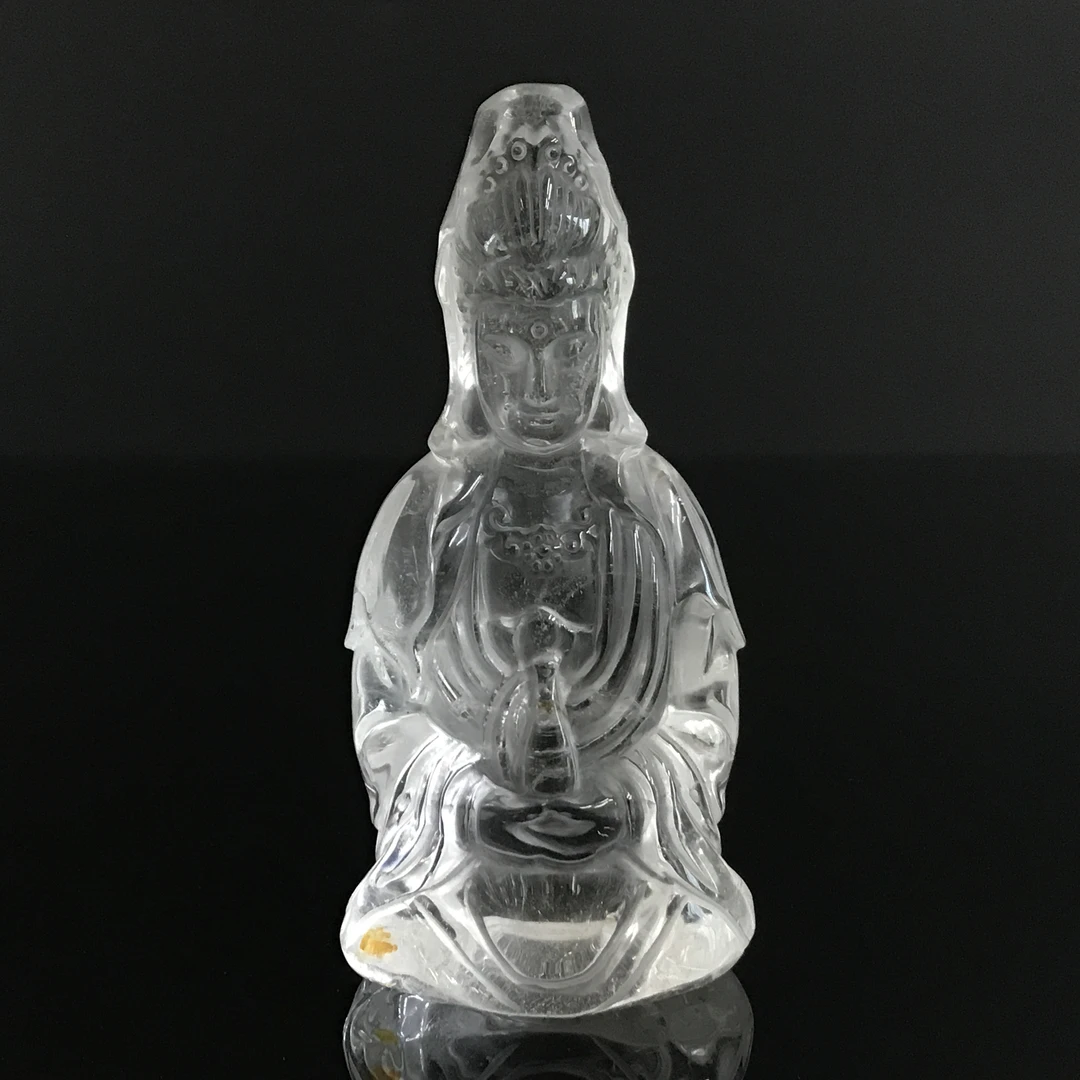 清代水晶观音/369835/收藏/传承/【友谊文物商店】