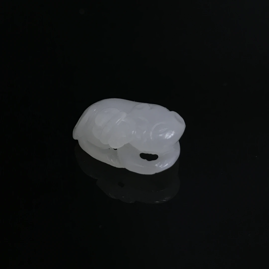 清代和田玉耄耋佩/466521/收藏/传承/【友谊文物商店】