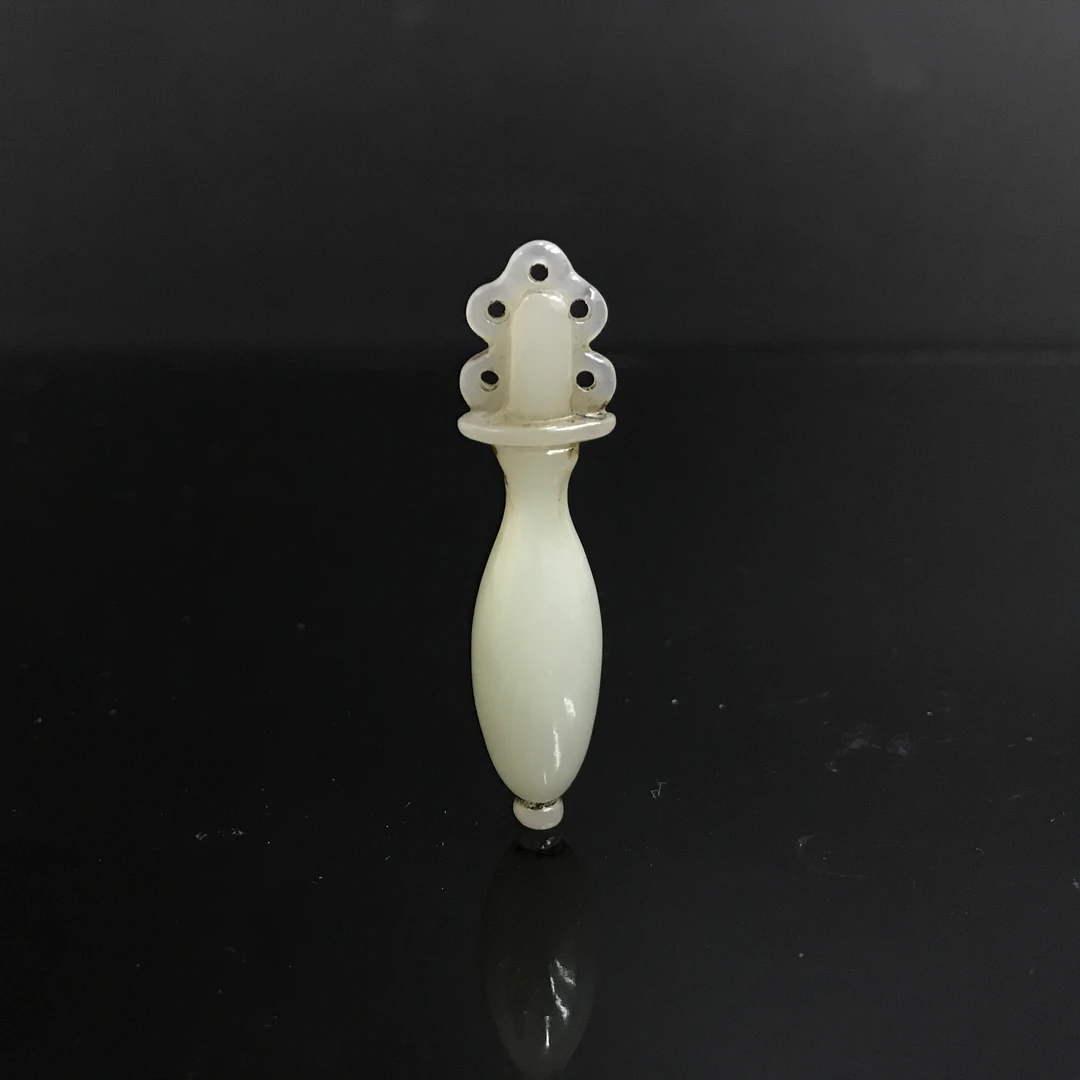 清代和田玉宝瓶佩/489607/收藏/传承/【友谊文物商店】