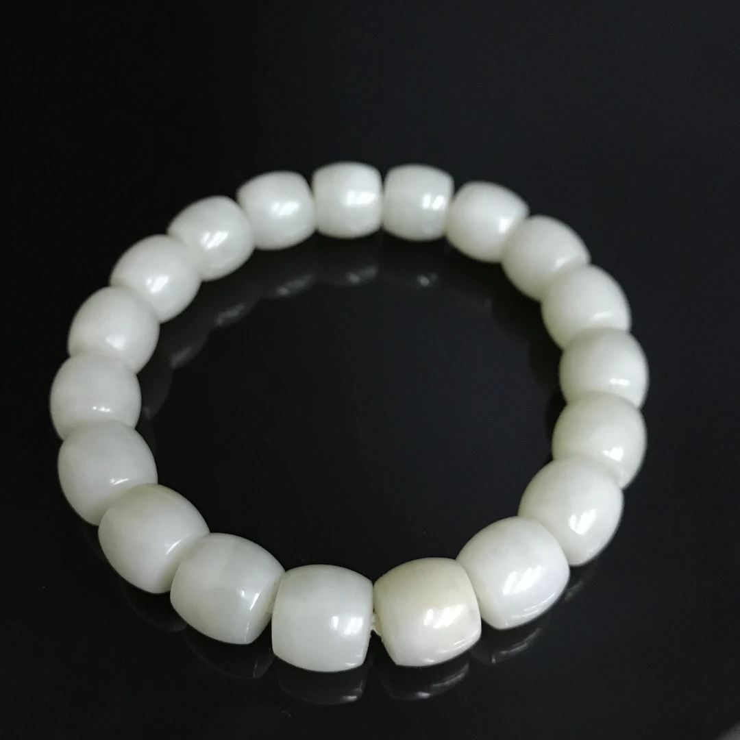 清代和田玉珠串/469620/收藏/传承/【友谊文物商店】