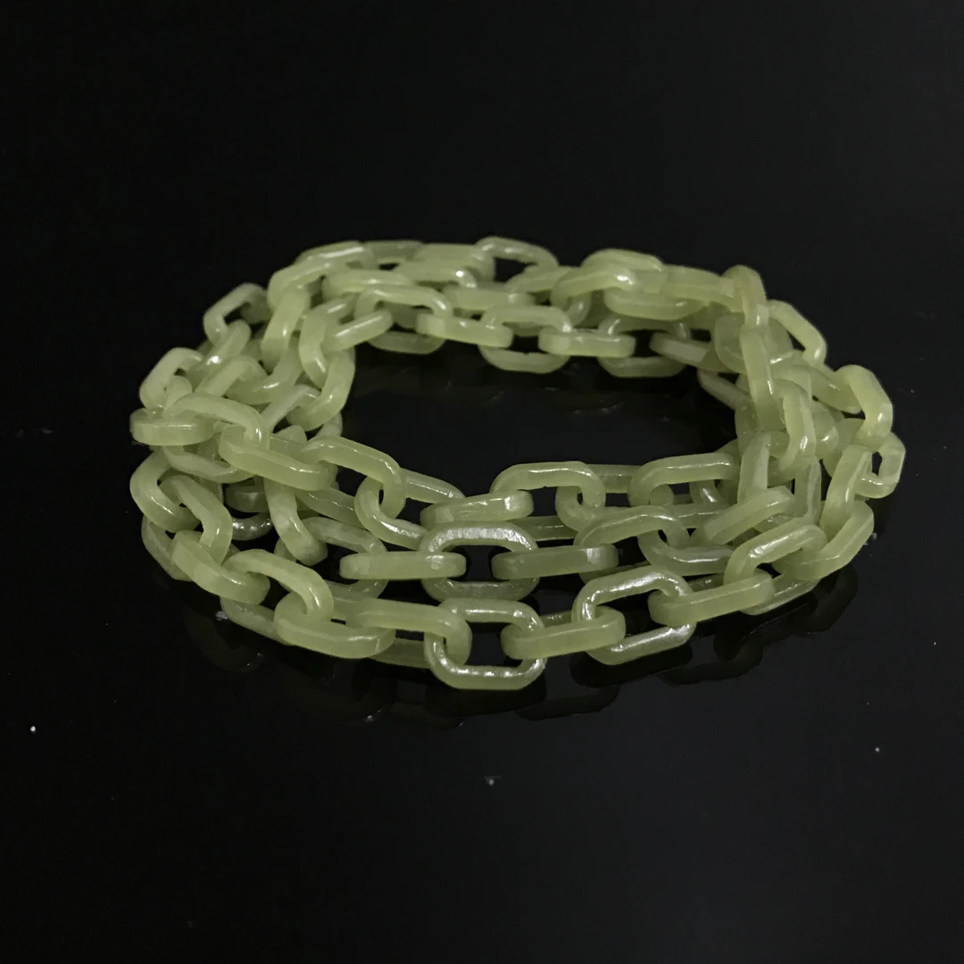 清代和田黄玉连环串/499909/收藏/传承/【友谊文物商店】