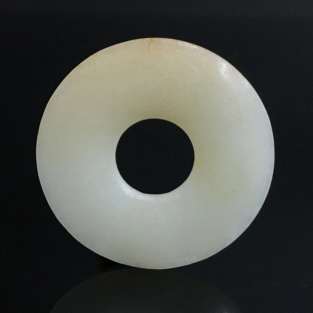 清代和田玉平安环/417252/收藏/传承/【友谊文物商店】