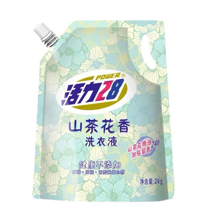 活力28山茶花洗衣液持久留香香氛深层除螨去污温和