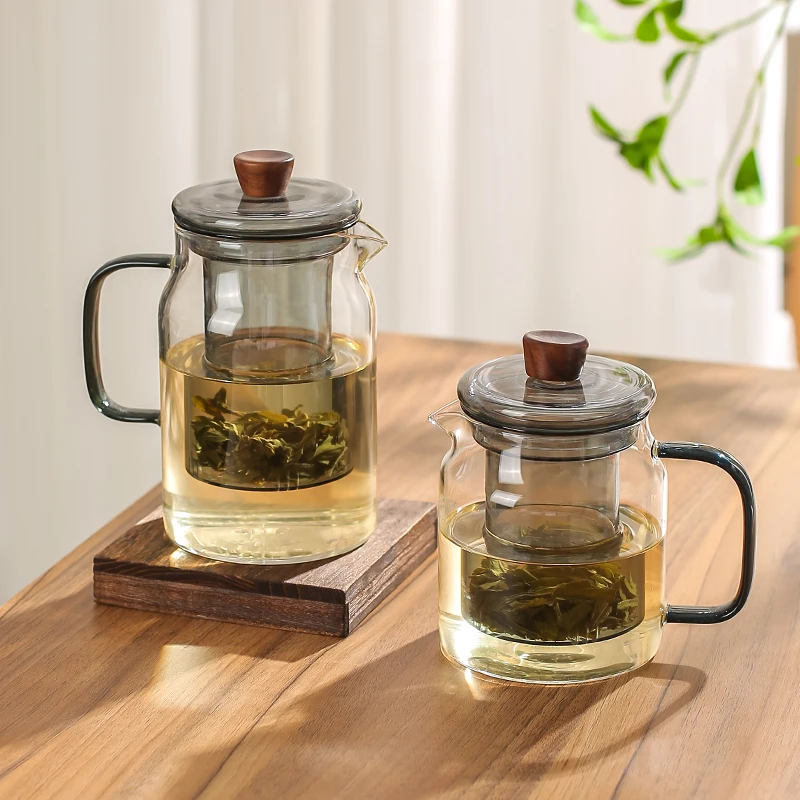 川岛屋高硼硅玻璃茶壶泡茶家用耐高温2025新款茶水分离喝茶杯茶具