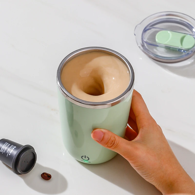 川岛屋新款全自动搅拌杯电动咖啡杯充电款豆浆奶粉磁力便携水杯子
