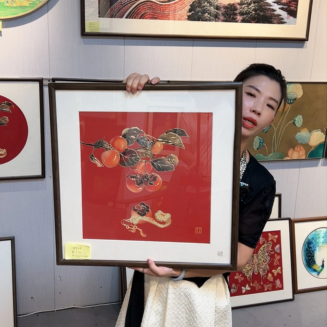 手工制作铜雕工艺画