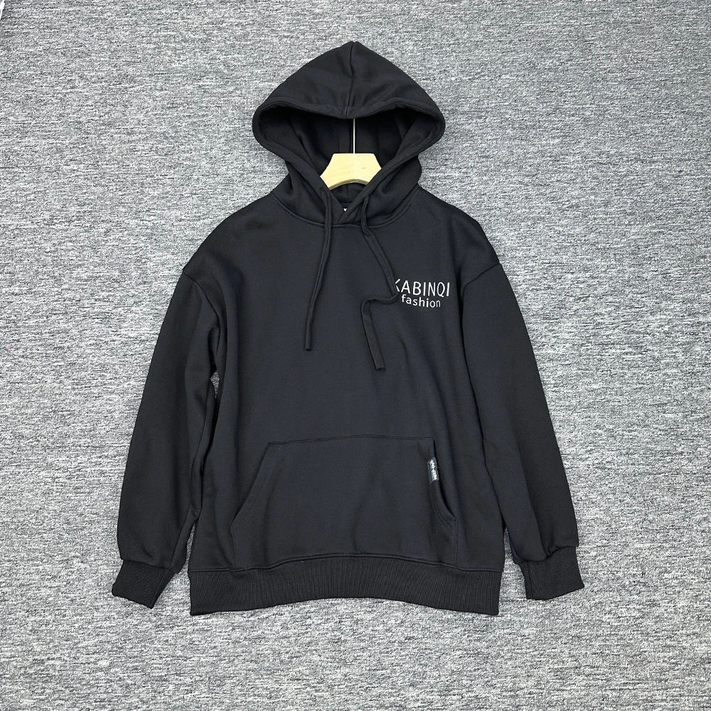 加绒简单帽子男上衣潮牌卫衣01