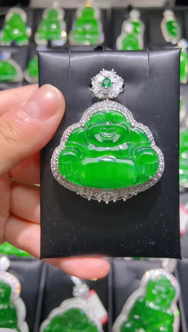 【闪购商品】翡翠颈饰未镶嵌天然A货翡翠f05