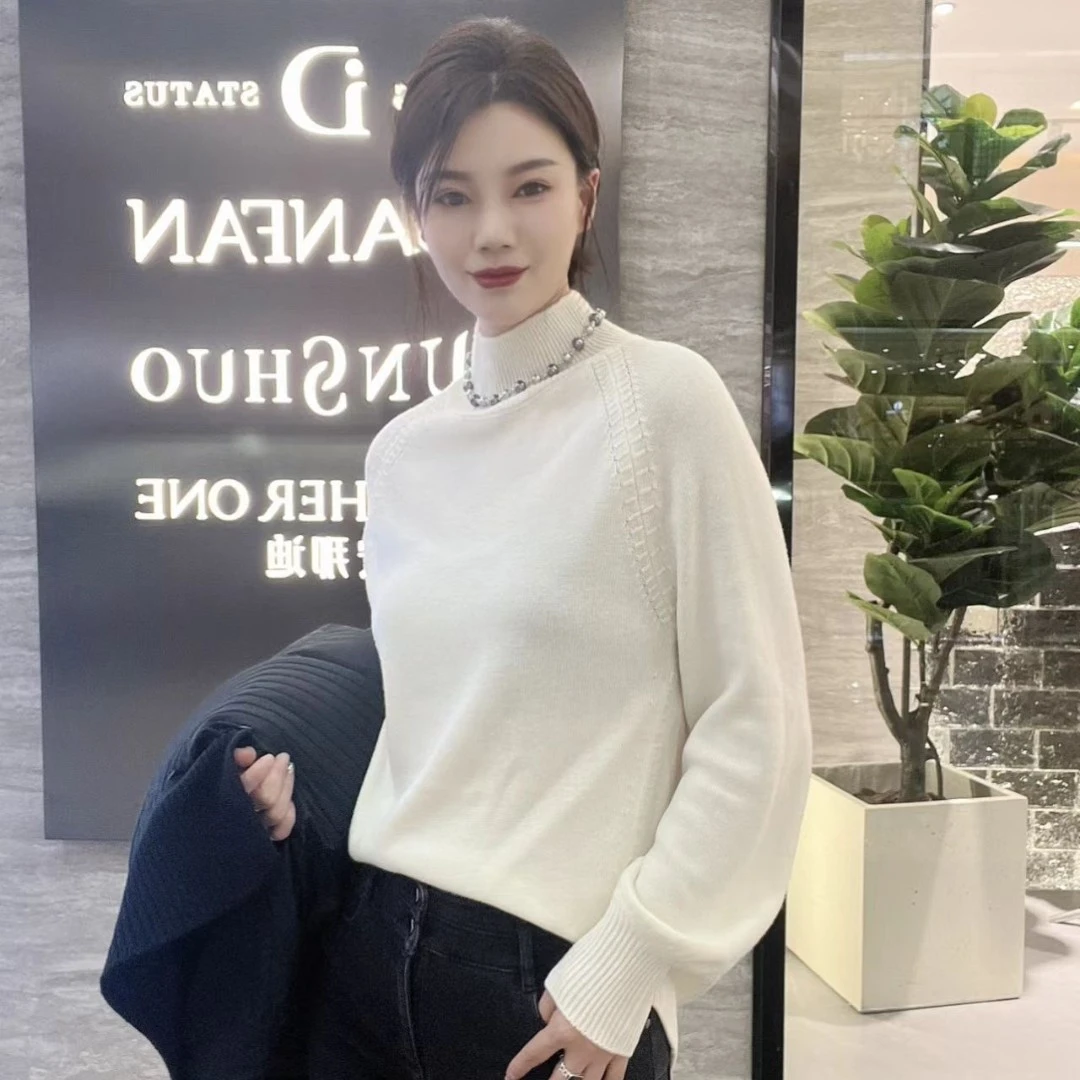 简约百搭长袖毛衣