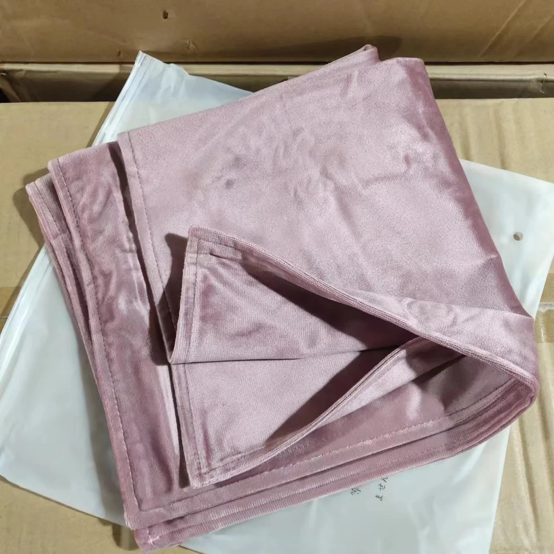 藕粉色天鹅绒抱枕套45×45 发1包(2个)
