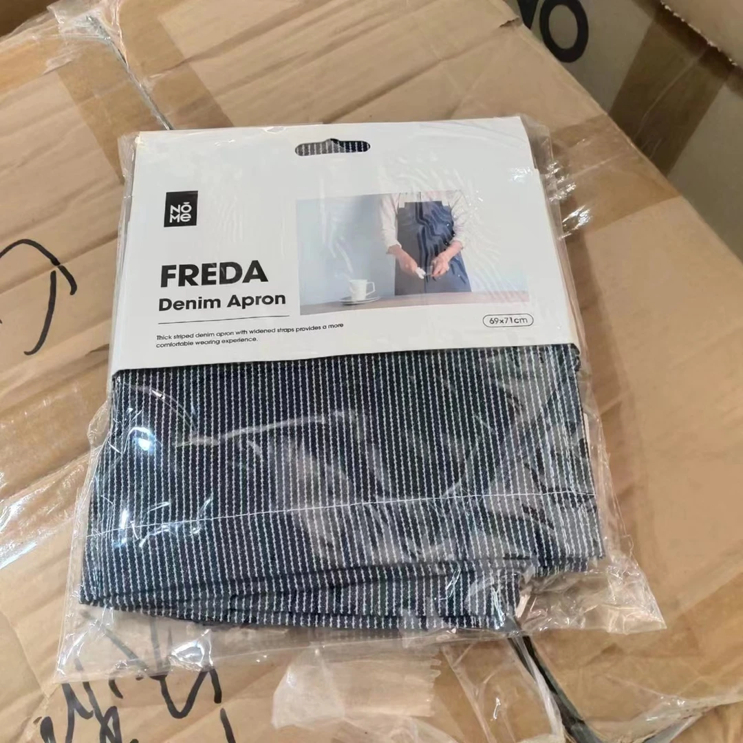 加厚条纹牛仔围裙  发1