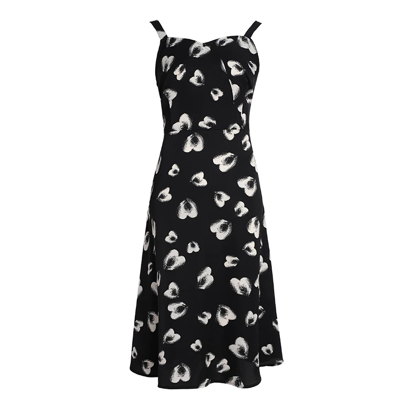 7297大码女装秋季新款洋气时尚显瘦遮肉百搭气质优雅连衣裙