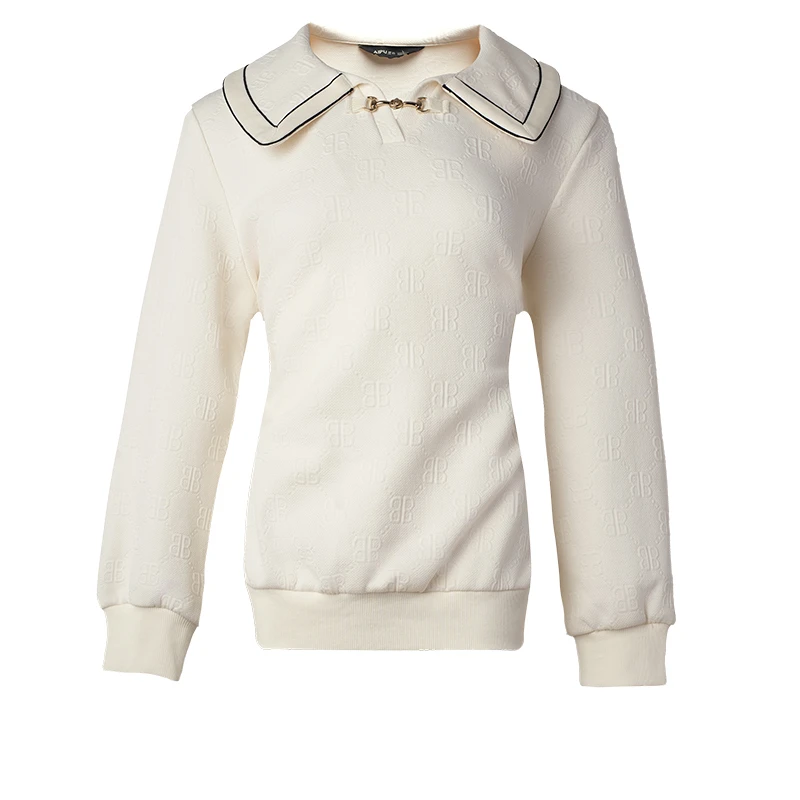 66096大码女装2024秋季时尚优雅气质减龄休闲显瘦百搭卫衣