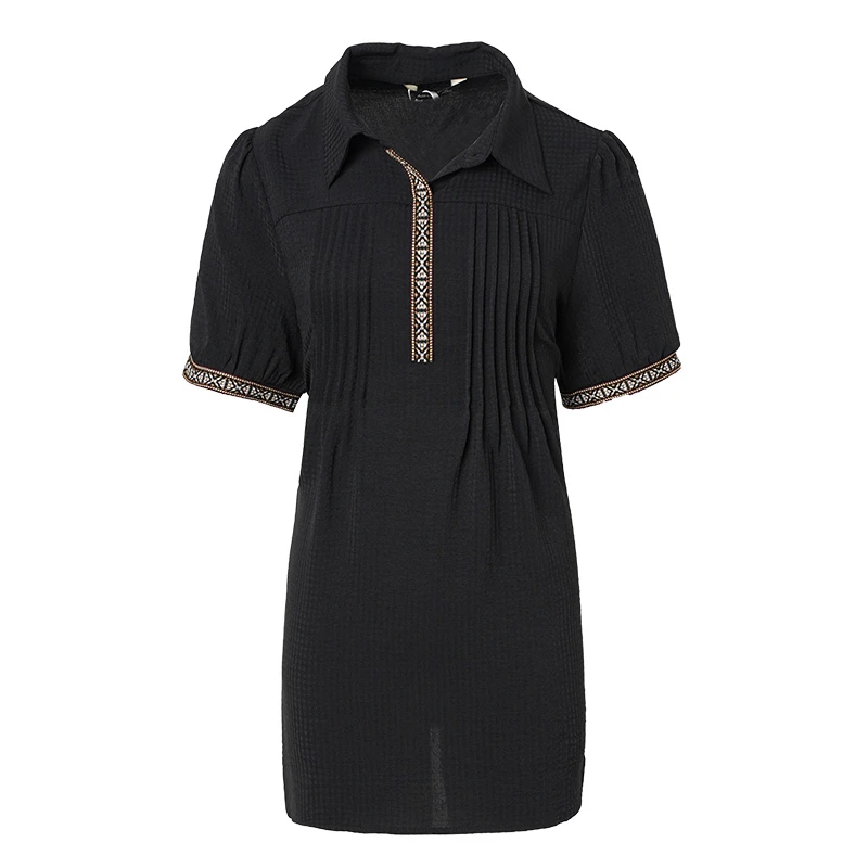 62086大码女装夏季新款洋气时尚上衣胖mm显瘦遮肉百搭气质衬衫