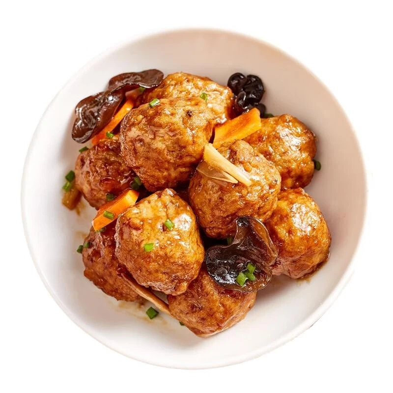 【江城百臻】武汉特产杨永兴手工猪肉丸子黄陂肉丸180g*4盒观赛搭子