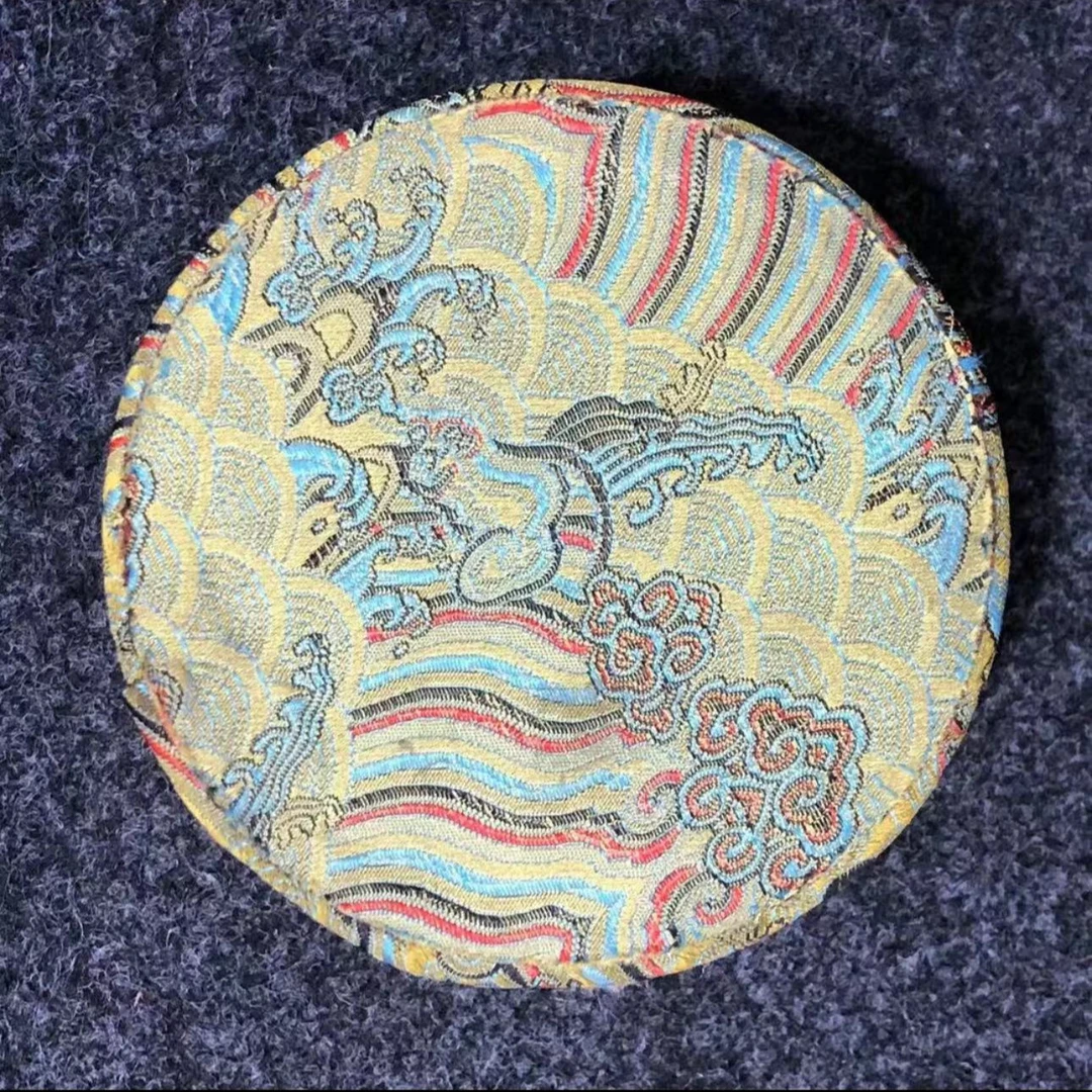 XZ99 A419(待拍链接)手工锦绣布盒摆件