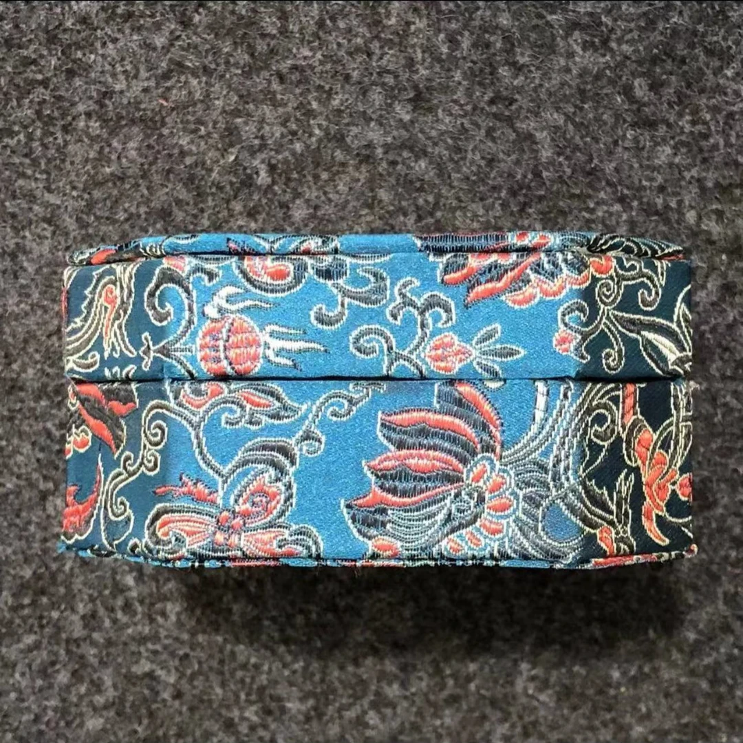 XZ99 A390(待拍链接)手工锦绣布盒摆件
