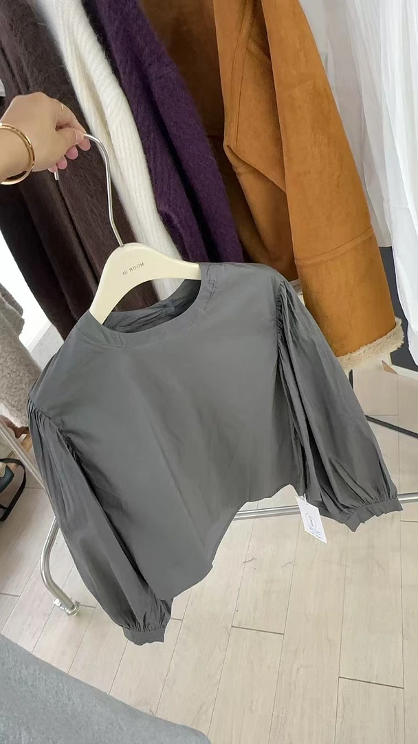 IU（2803#）  百搭极简圆领上衣