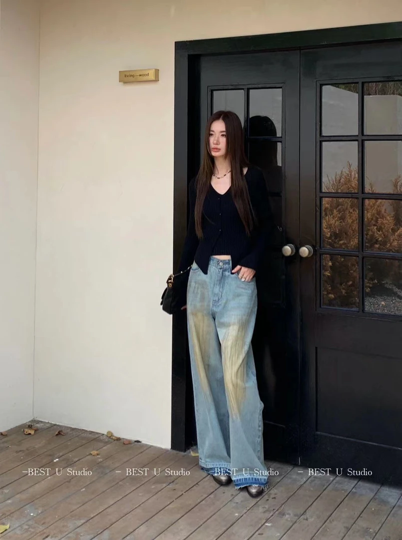 BEST-U  ( 3382 #库) 显瘦复古设计感上衣 KC