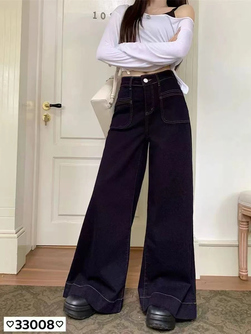 ZE.ZE（33008#）  休闲气质垂感百搭裤子 kc