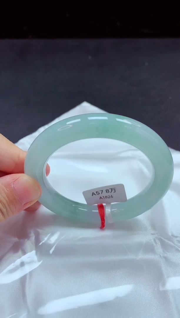 【闪购商品】翡翠手镯未镶嵌镯子57