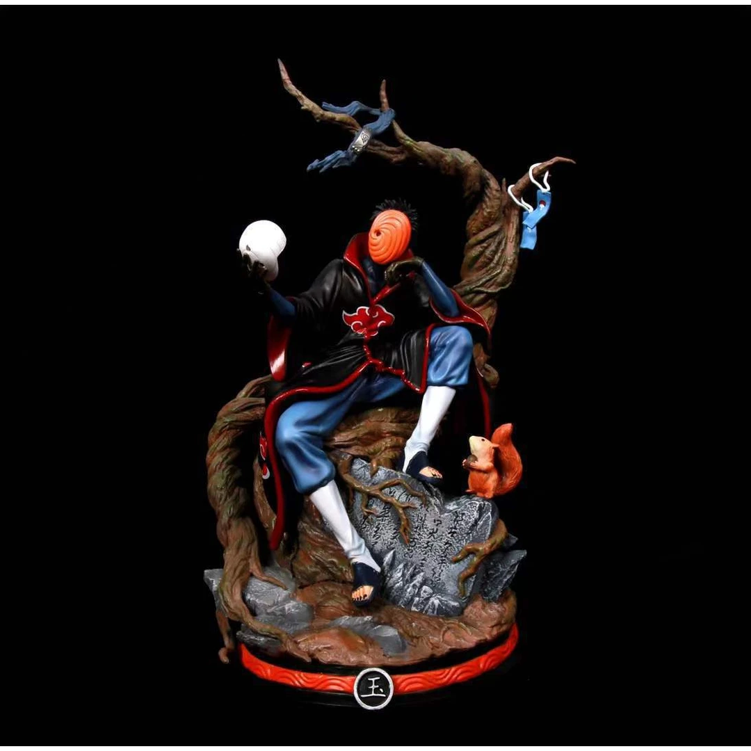 优质版 宇智波  GK 晓组织 阿飞带土 场景 雕像 模型盒装手