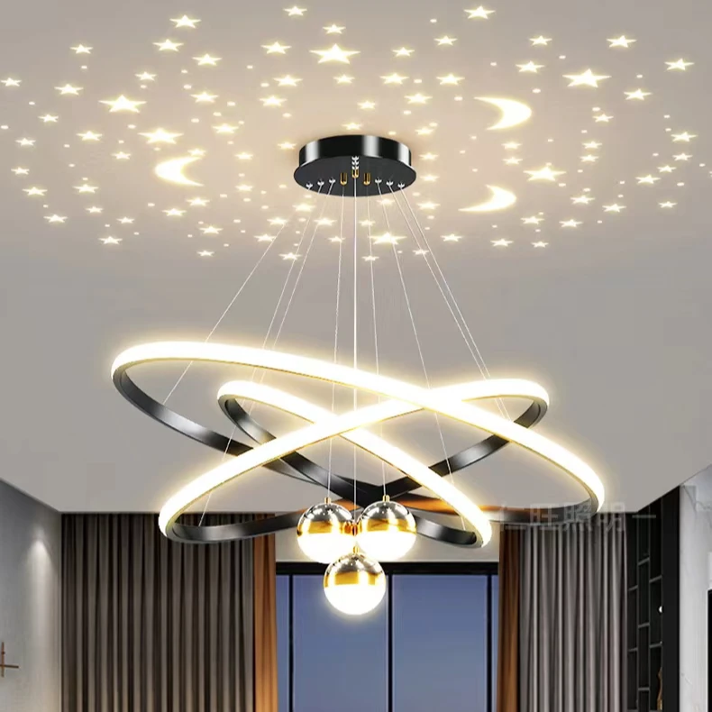 中山2024新款简约大气星空餐厅吊灯