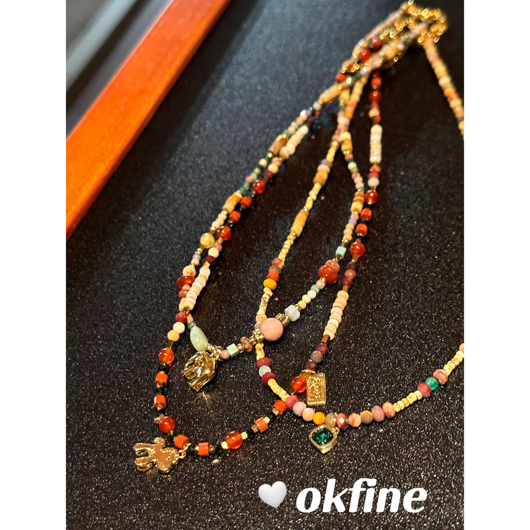 铜合金项链 300-400  OKFINE高定饰品