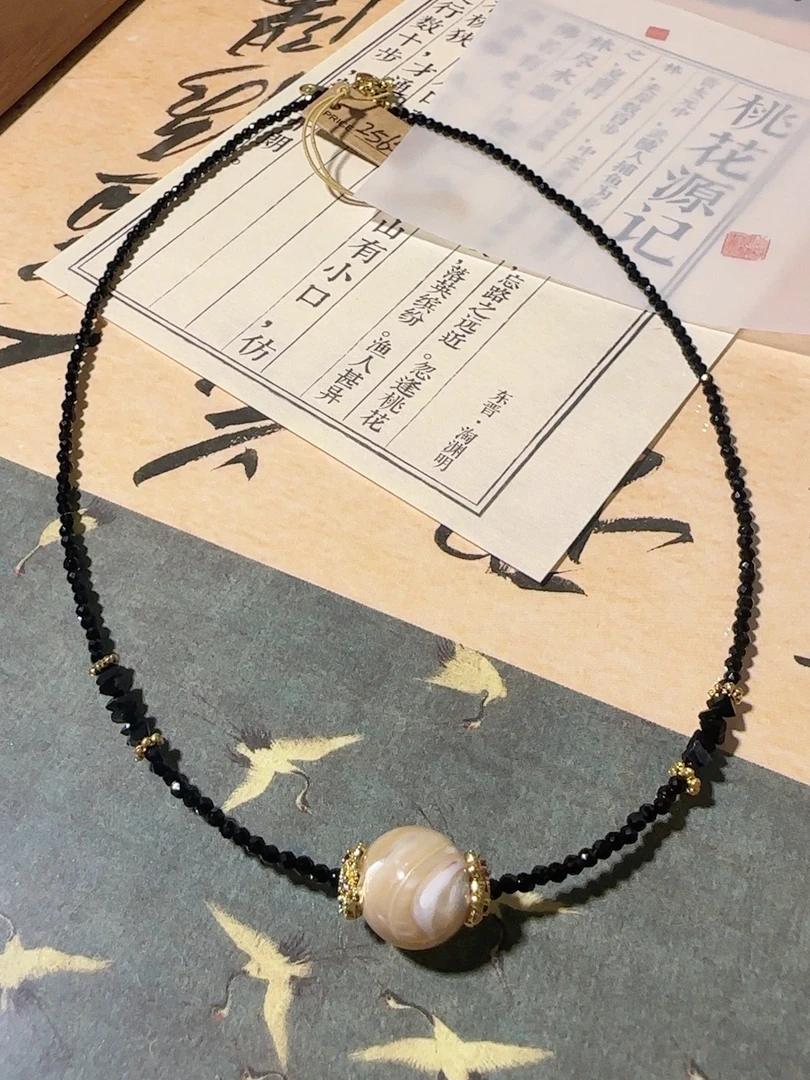 钛钢项链 2565  OKFINE高定饰品简约项链手工气质时尚