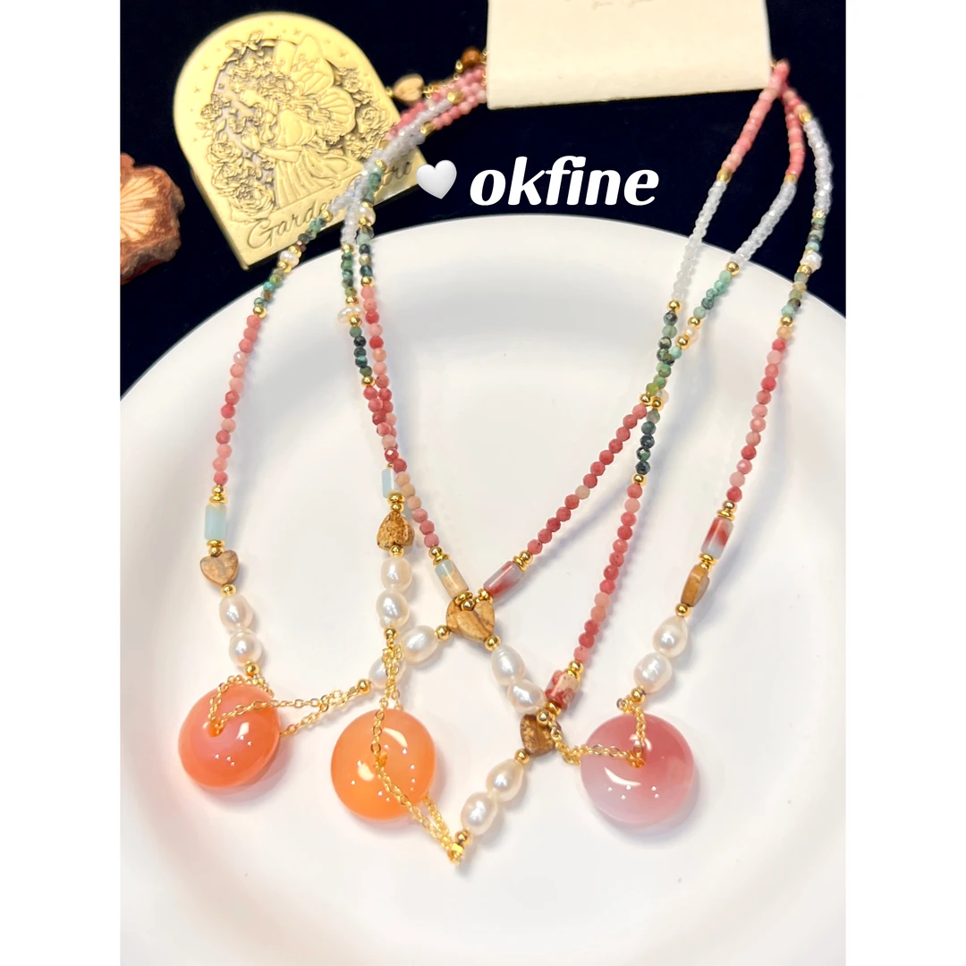 铜合金项链 3085  OKFINE高定饰品简约项链轻奢气质手工