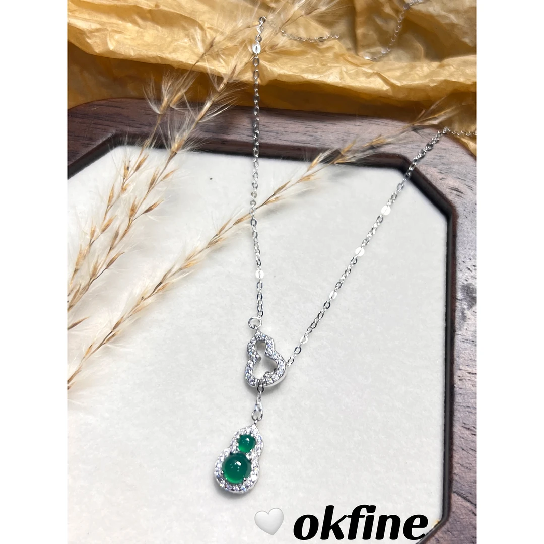 坠链均925银 3150  OKFINE高定饰品简约项链气质手工