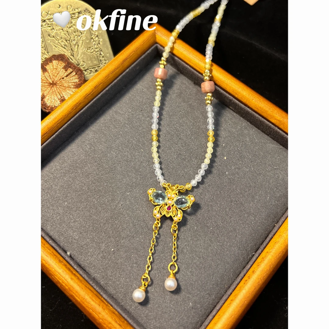钛钢项链 2290  OKFINE高定饰品简约项链轻奢百搭