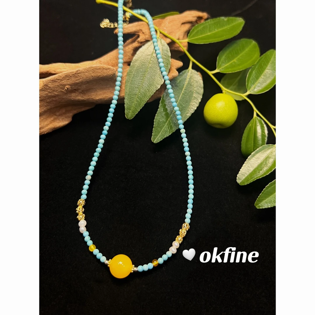 铜合金项链 3025  OKFINE高定饰品简约项链气质手工