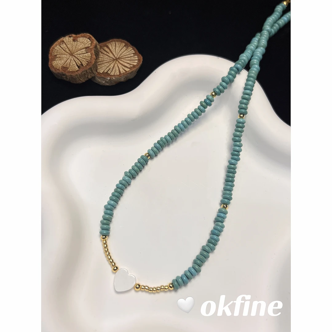 铜合金项链 2488  OKFINE高定饰品简约项链轻奢气质手工