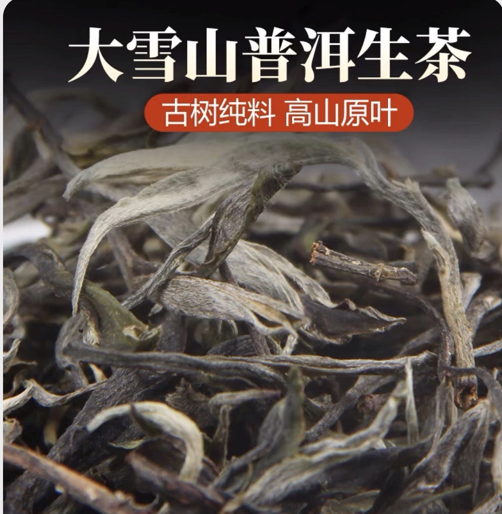 茶香印 大雪山古树普洱生茶（散装250克）
