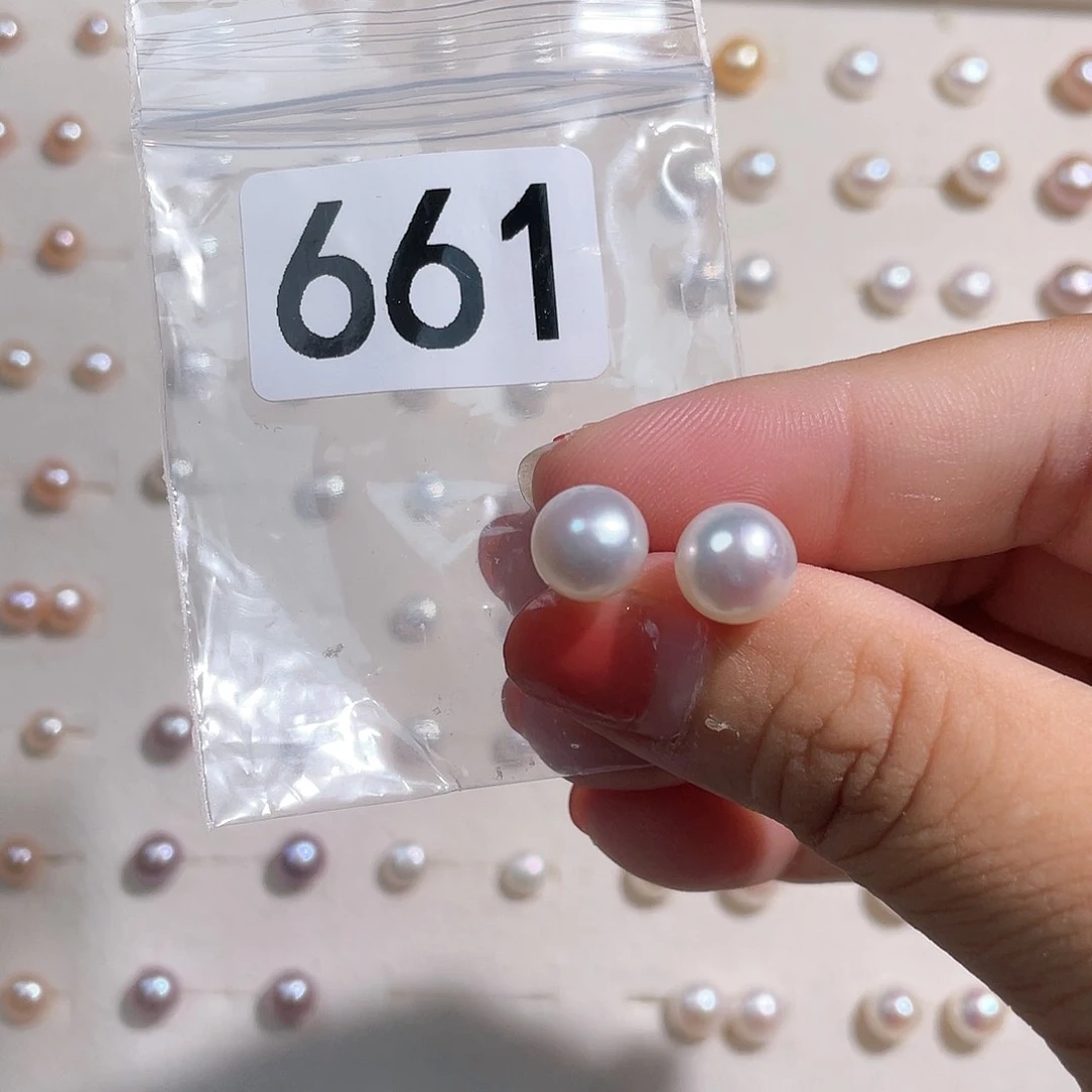 淡水珍珠耳饰合金