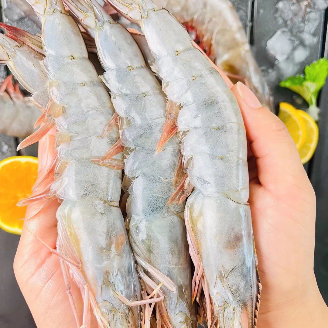 【原装原盒】毛重4.2净重3.5斤30-40大海虾52-70只纯海虾新鲜0324