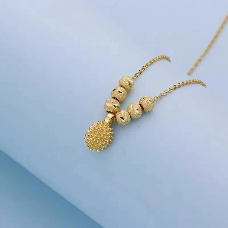 首饰盒/箱 经典百搭女款流连忘返六福榴莲项链锁骨链