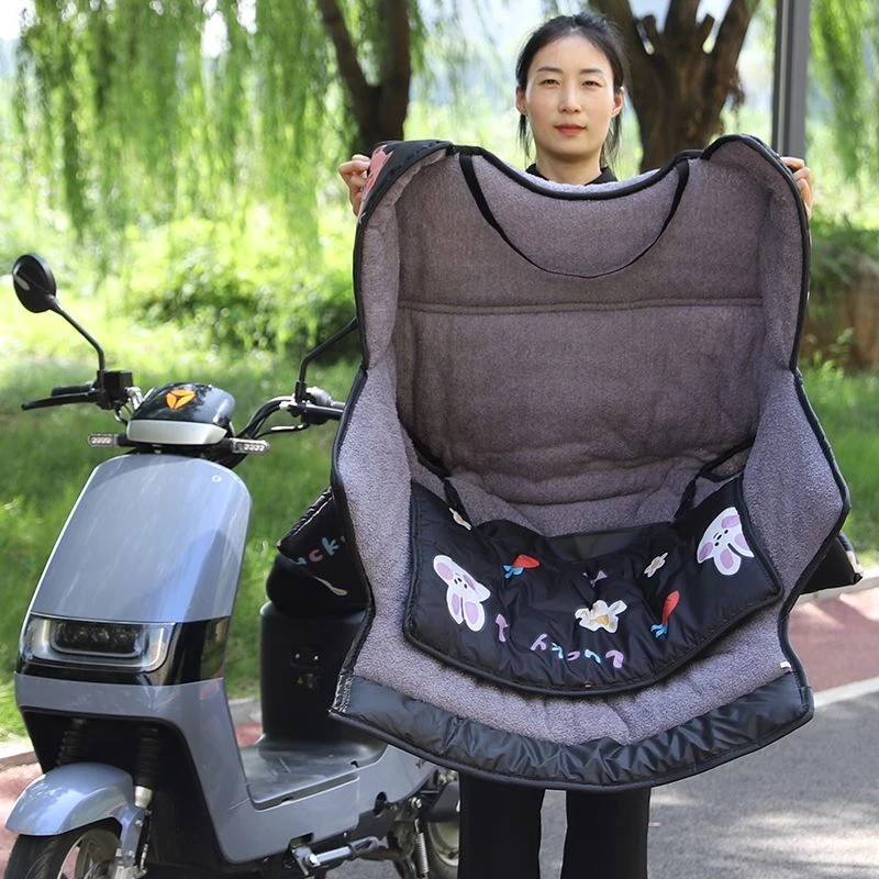 护肩款+护腿小被子电动车挡风被冬季加厚加绒保暖加宽防水挡风罩