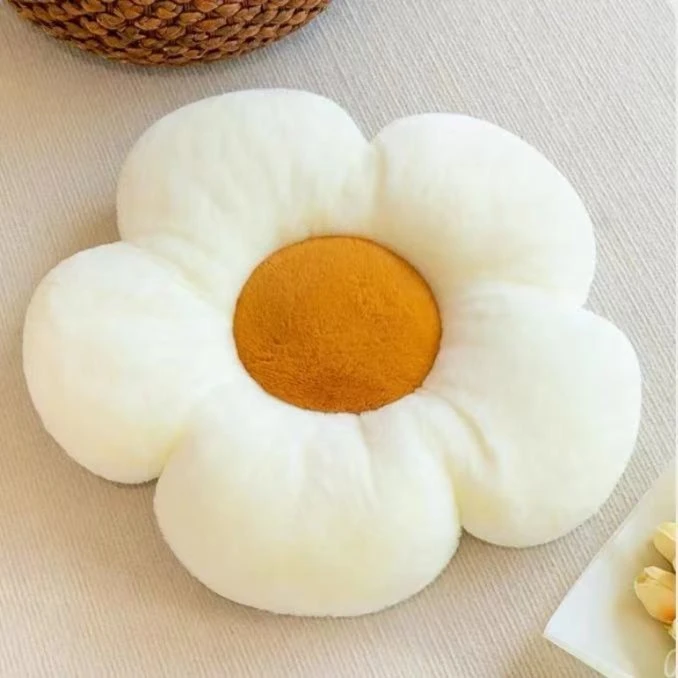 飘窗靠垫花瓣靠垫ins风太阳花抱枕沙发客厅