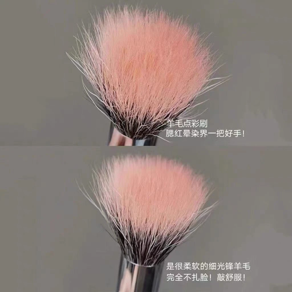 柔软点彩腮红刷初学者大号一支装便携遮瑕动物毛软毛沧州化妆刷