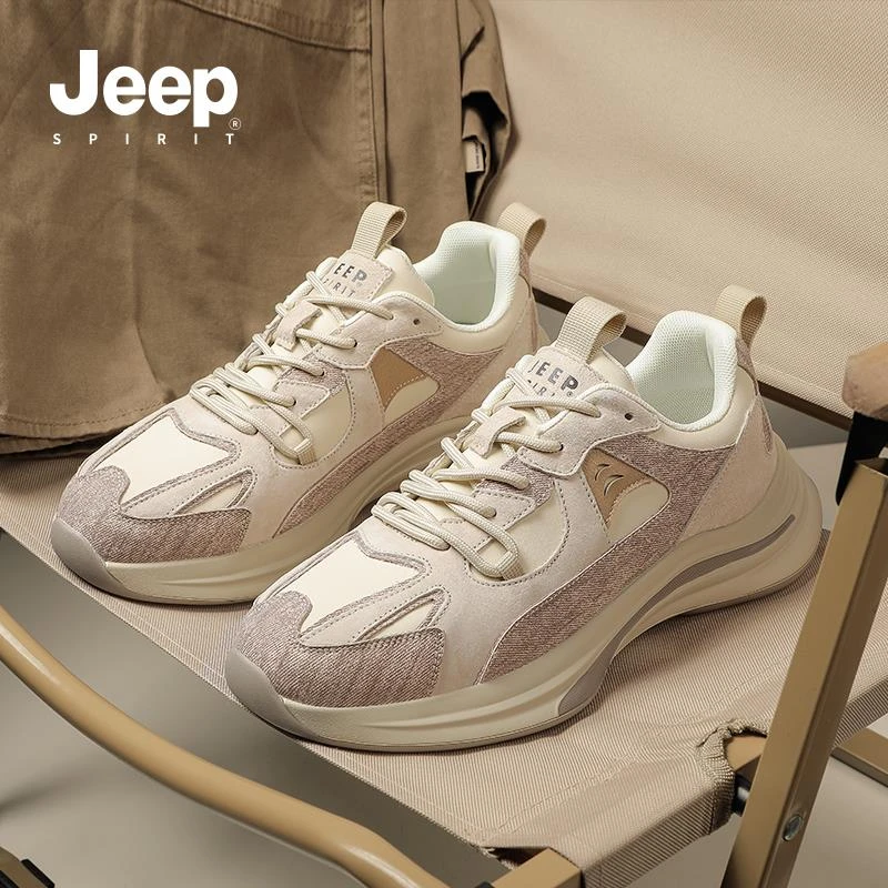 JEEPSPIRIT鞋子男鞋秋季2025新款高端品牌秋天男士户外潮流休闲鞋