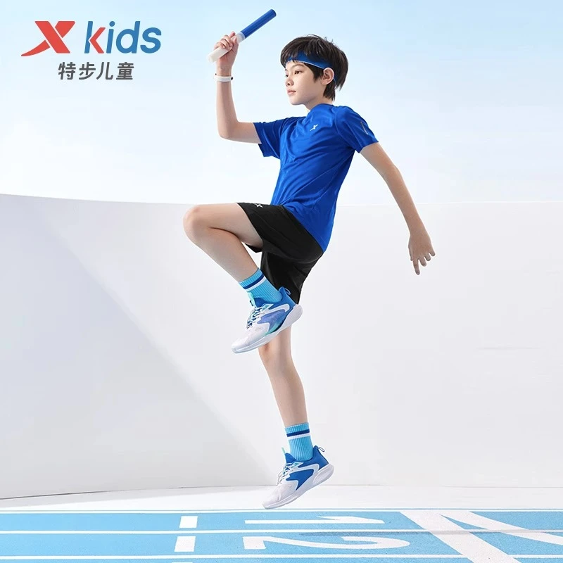 X kids/特步儿童特步童装短裤五分裤夏季薄款中大童速干运动裤