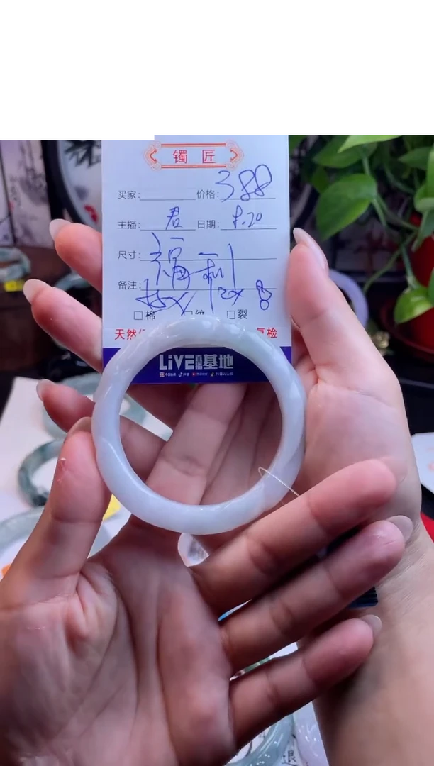 【闪购商品】翡翠手镯未镶嵌1  翡翠手镯  55