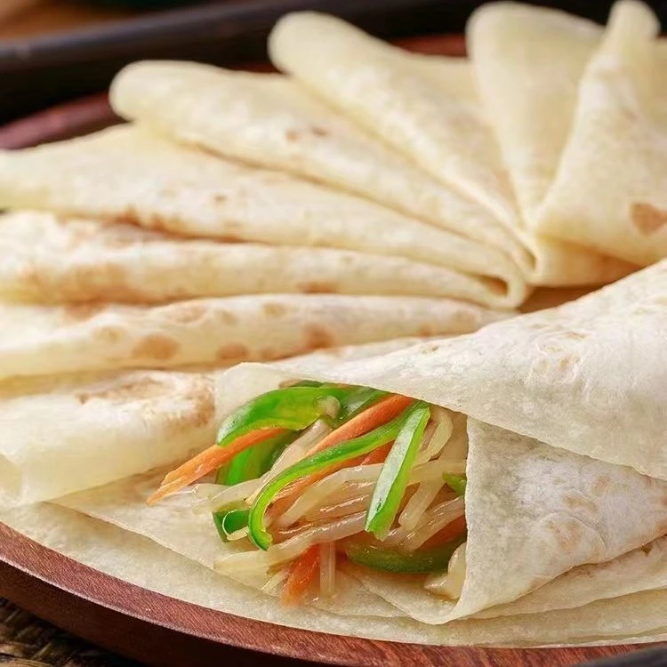 纯手工单饼河南烫面烙馍面食春饼皮手抓饼薄皮鸡肉卷饼早餐速食