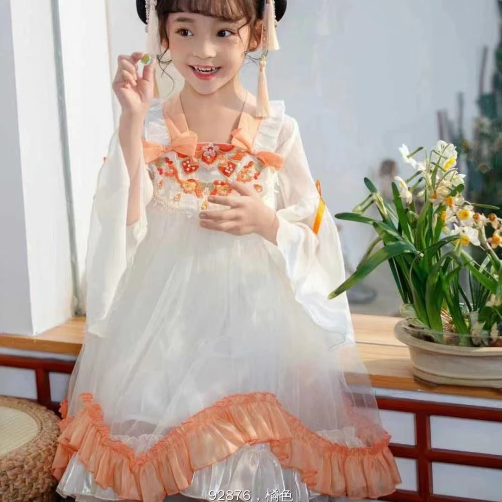 【311】2351公主裙仙女连衣裙甜美女童春夏款儿童节洋气时尚宝宝仙